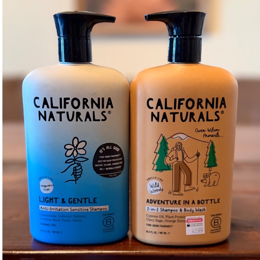 California Naturals Shampoo and Body Wash New Bundle